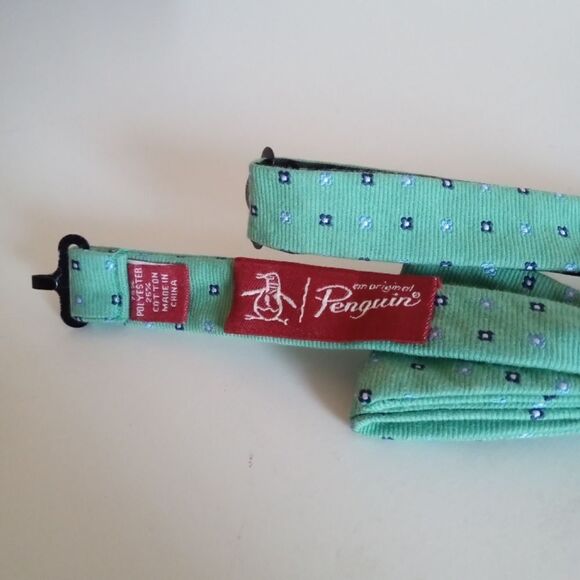 Mint Green Kids BowTie - Picture 2 of 2